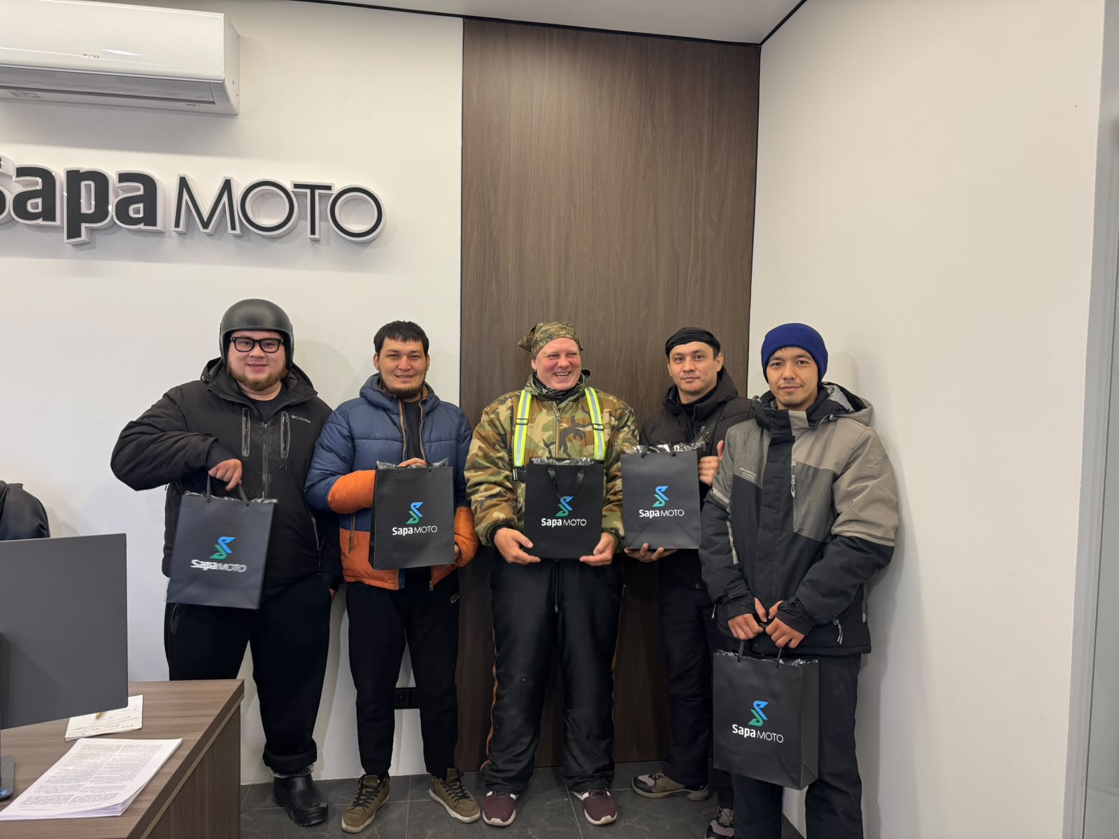 SAPA MOTO пайдаланушыларына сыйлықтар табыстау